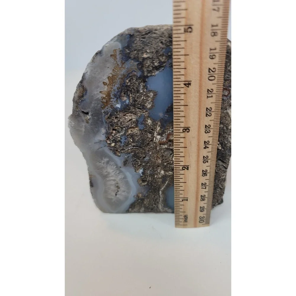 natural stone amethyst quartz crystal cluster geode Bookends